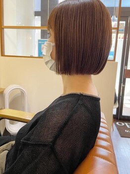 ヘアーサロンネンド(hair salon nendo)の写真/[美髪矯正◎]乾かすだけで、ふんわりサラサラ質感♪『酸性縮毛矯正』で自分の髪がもっと好きになれる…