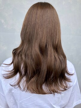 イマジン 川越(IMAGINE) 20代30代大人可愛い艶感ミルクティーベージュケアブリーチ