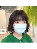 ボブのナチュラルウェーブパーマ