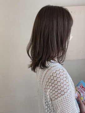 キャンバス バイ ネオリーブ 横浜西口(Canvas by neo.) こなれミディアムレイヤー グレージュ【sk】