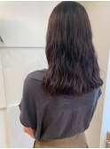 大人可愛いゆるふわデジタルパーマ_アッシュシルバー