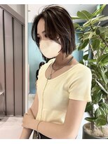 ノエ トトン(noe tton)&nbsp;ハイライト　切りっぱなしボブ