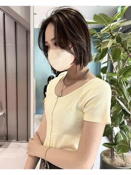 ノエ トトン(noe tton) ハイライト　切りっぱなしボブ