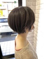 ハピネス クローバー 学園前店(Happiness CLOVER)&nbsp;丸みショート/前髪/顔周りカット/透明感/20代30代40代50代