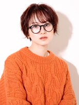 ヨファ ヘアー(YOFA hair)&nbsp;イメチェンショートほんのりモードチェリーブラウン0104
