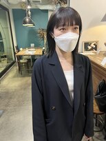 デヴェロペ(Devellope.)&nbsp;【Devellope.】千葉担当　切りっぱなしボブ　ワイドバング