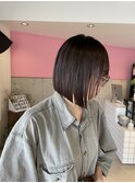 切りっぱなしボブ