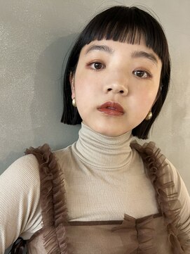 パーク(PARK) 【PARK】切りっぱなしボブ×ワイドバング