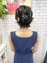 リール(THE RIRE.)&nbsp;＊THE  RIRE.  結婚式お呼ばれ×ショートヘアアレンジ＊