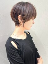 ショートボブ髪型30代40代50代前髪あり前髪なし面長丸顔【荒牧】