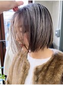 レイヤーカット/ブラウン/韓国ヘアー/ブリーチ/恵比寿/