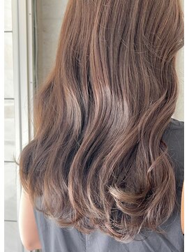 ジーナ 船橋(Zina) 髪質改善＊ロングレイヤーグレーベージュ＊美髪【Zina船橋】