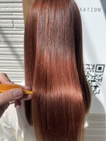 セレニテ(serenite)&nbsp;髪質改善トリートメントカラー　ピンクブラウン