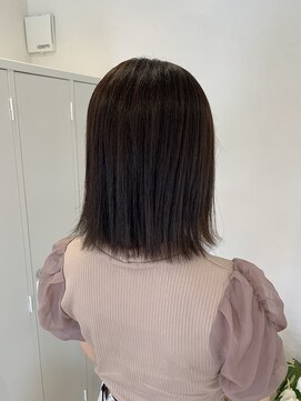 ヘアクラフト 八幡店(Hair☆Craft) シルバーカラー×ぱつっとボブ