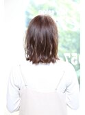 【Aere池袋】大人可愛いロブ×外ハネ×サファリベージュ☆小林