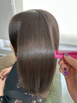 ヘアーアンドビューティーザ エフ(Hair Beauty the F) *艶髪_髪質改善カラー_アッシュブラウン_m121