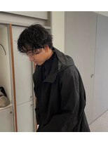 ローレン(LOREN)&nbsp;ベリーショート/ダークアッシュ/ニュアンスパーマ/韓国マッシュ