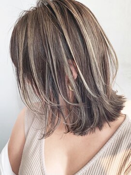 シオン(shion) 似合わせカットマロンベージュフェイスフレーミング_ba232693