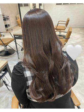 ラボヌールヘアー オリビエ 北千住店(La Bonheur hair Olivier) ラベンダーベージュ／髪質改善トリートメント【吉田 愛里】