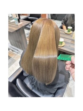 アヴァンス 和泉中央店(AVANCE) 髪質改善ストレート×ハイトーンベージュ