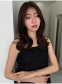 束感バング×くびれ外巻き