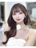 艶ロング×ぱっつんバング×ゆる巻きカール10代20代30代