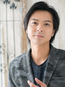メンズヘア ビーセカンド 草加店(MENS HAIR B-2) いかつめワイルドイケオジ黒髪ショートY草加