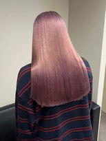 ベレーザ 渋谷(BELEZA) 14622ブリーチ&ダブルカラーラベンダーパープルレイヤーロング