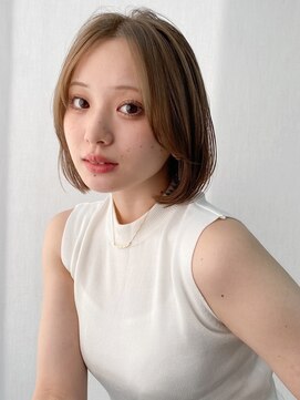 エトラ 渋谷店(etora) 小顔 前髪 レイヤーカット くびれヘア ハイライトカラー"