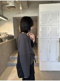 【three】natural Black layer style （北浜/淀屋橋）