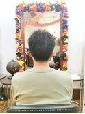 メンズナチュラルアフロヘア