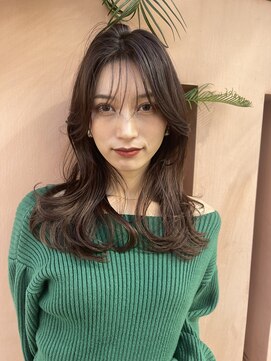 ヌヌ 渋谷 原宿 明治神宮前(nunu) レイヤーカットウルフカットボブグレージュオリーブべージュ