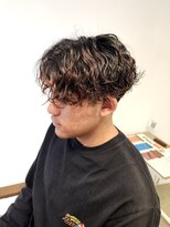 ニアウ 伊勢崎連取店(Niau)&nbsp;MEN’S HAIR/サーフカール/刈り上げセンターパート/伊勢崎