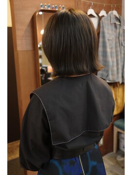 チャプター 問屋町(chapter) 髪質改善トリートメント切りっぱなしボブ外はねボブ韓国ヘア岡山