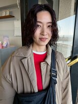 フィルム(FiLMs)&nbsp;センターパート/ミディアムパーマ/レイヤーカット