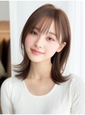 艶っぽベージュ/上品レイヤーカット