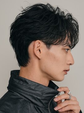 レタッチバイフィフス(RETOUCH by fifth) 原宿フェザーパーマ毛流れニュアンスルーズパーマセンターパート