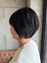 ヘアーアンドメイク ファット(Hair&Make PHAT)&nbsp;前下がりショートボブ