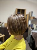 ハイライト×大人ショート