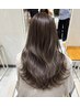 【ブリーチなし】カット+韓国風透明感ダブルカラー+TR ¥24640~→¥17248~