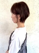 プリモ ココ 鍋島店(Primo coco.) 顔周りカット ショートボブ 顔周りレイヤー 20代 髪質改善