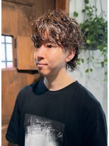 ラポール(Rapport) 無造作波巻きパーマ/福島市笹谷