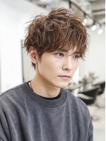 メンズイケメンパラダイス(Men'sイケメンパラダイス)&nbsp;Men'sメンズマッシュ/ニュアンスパーマツーブロック/眉毛
