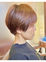 ハピネス クローバー 学園前店(Happiness CLOVER)&nbsp;ナチュラルショートショートボブ×髪質改善×白髪ぼかし7.17