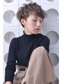 [buzz-Hair make] ショート（シルバーアッシュ・ミルクティー）
