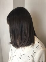 ラトリエ ブロカント 立川北口店(L'atelier BROCANTE)&nbsp;伸ばしかけ ふわミディ 黒髪 トリートメント