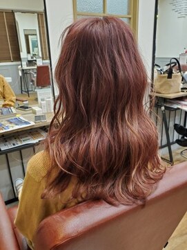 グランシュ 青葉台店(GranCieux) ピンクアッシュ×波ウエーブ☆