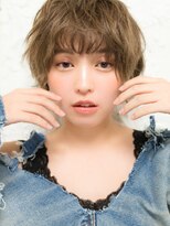 セラ バイ ユーレルム(SerA by U-REALM)&nbsp;ラフショートパーマ     担当 森 　アッシュブラウン