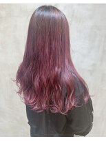 イル(ill)&nbsp;根元暗めグラデーションカラー　パープルピンク