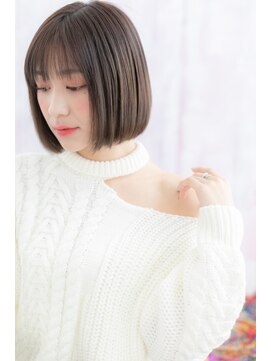ヘアアンドビューティー ミック(Hair & Beauty miq) コロンとまとまる*ナチュラルストレートクラシカルボブa